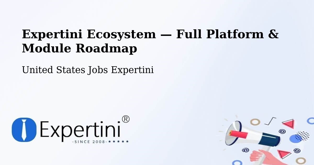 Expertini Ecosystem — Full Platform & Module Roadmap – Martinez
